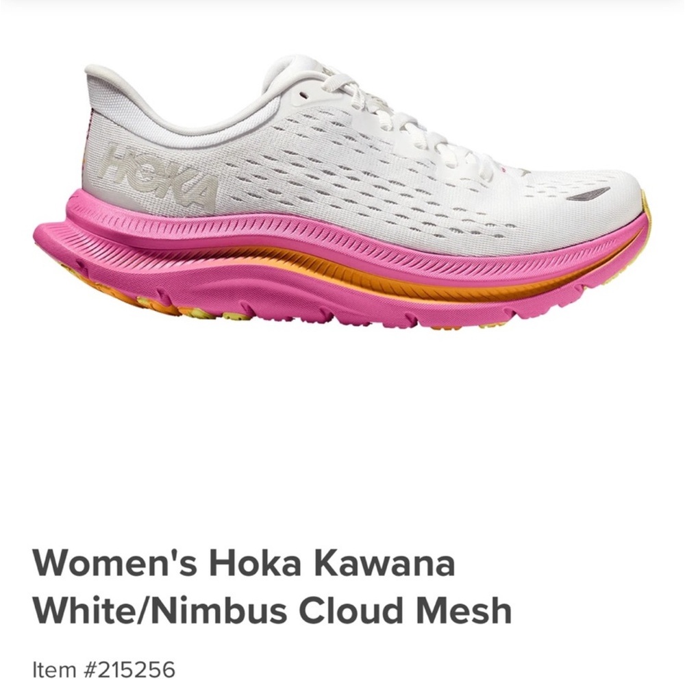 HOKA Women’s Kawana White Nimbus Pink Cloud SOLD OUT SIZE 9 LN